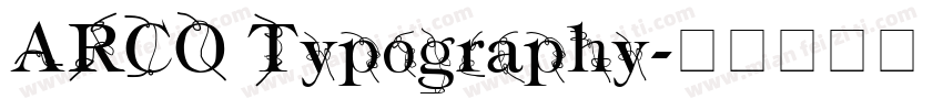 ARCO Typography字体转换